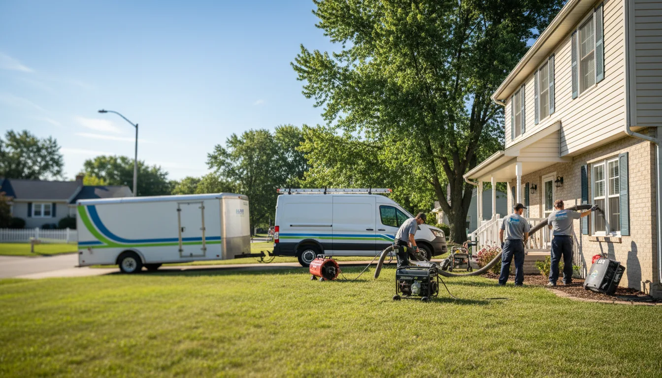 Flooded Basement Restoration And Cleanup With Repair in Paris, AR near me
